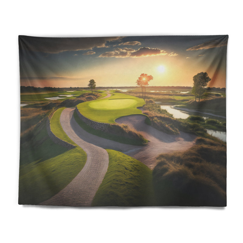 Polyester Tapestry, 50" H x 60" W