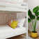 Twin Over Twin Bunk Bed With Ladder On End, Clay