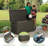 Lifetime 50.3'' W 116 Gallons Water Resistant Metal Lockable Deck Box in Brown