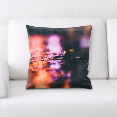 Microsuede Reversible Throw Pillow