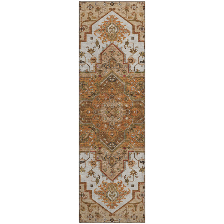 Premium Machine Washable Corum AMF1036 Oriental Rug
