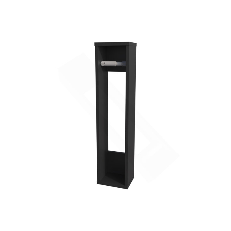 Porte-papier hygiénique en mélamine, Black