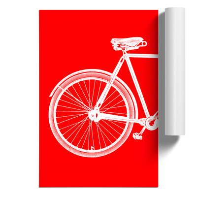 Bicycle Abstract - Frameless Print