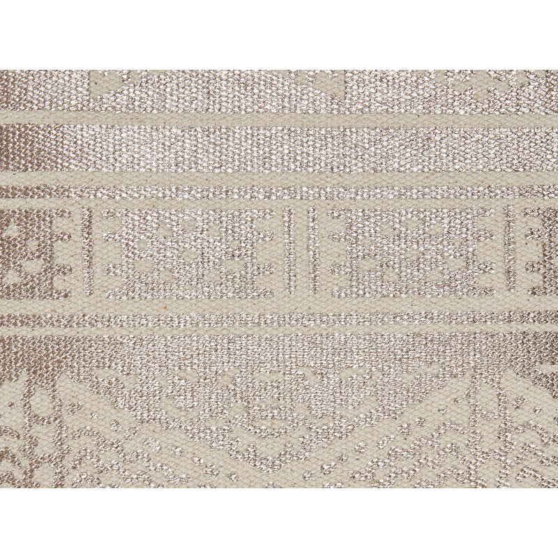Gracemont Geometric Square Cushion, Rose Gold