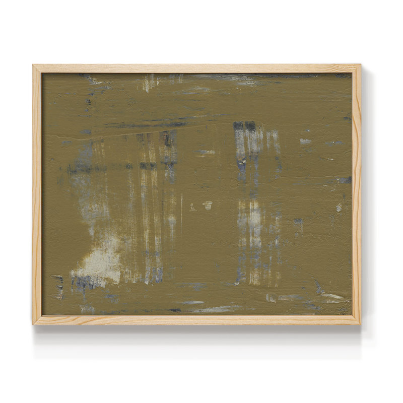 Mystique abstrait II - reproduction encadrée - réarmable, Naturel, H 16 po x l 20 po
