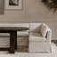 Fable Slipcover Dining Chair and Half Beige