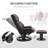 Massage Recliner Chair With Ottoman, 360° Swivel, Remote Control, And Multi-Point Vibration Therapy