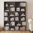 63'' H Rectangular Freestanding Adjustable and Anti-tip 6-Tier Bookcase-89479153-89479152