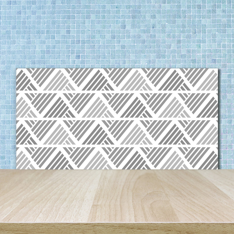 50cm W x 100cm L Glass Peel and Stick Panel