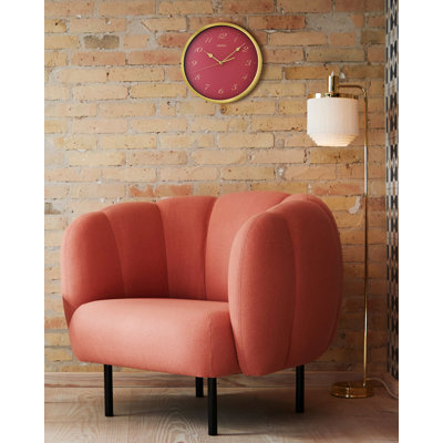 QXA784GLH Wall Clock, Golden