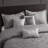 7 Piece Comforter Set with Jacquard Design and Decorative Pillows-113992382