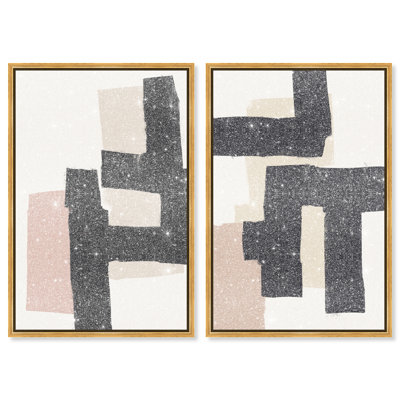 Nowhere Set Graphic Art Canvas