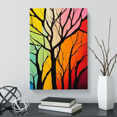 Abstract Tree Colours Vol.7 - Wrapped Canvas