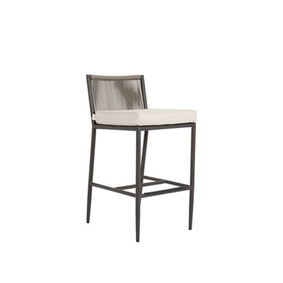 Esme Olefin Rope Outdoor 32.5'' Bar Stool with Cushion