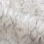 Housse de chaise en velours synthétique blanc / gris Kove-977898751