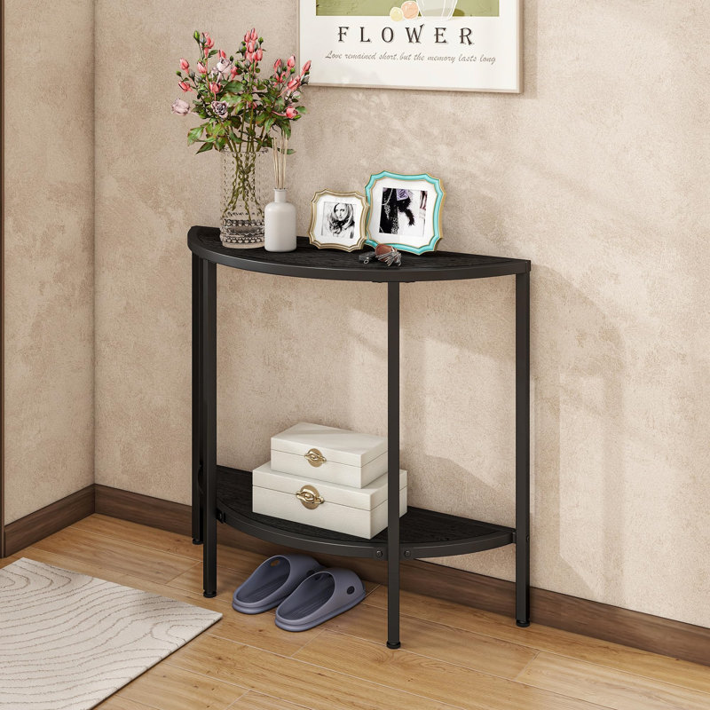 90cm Console Table, Black
