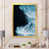 Toile avec cadre photo doré