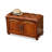 Brown Upholstered Bench