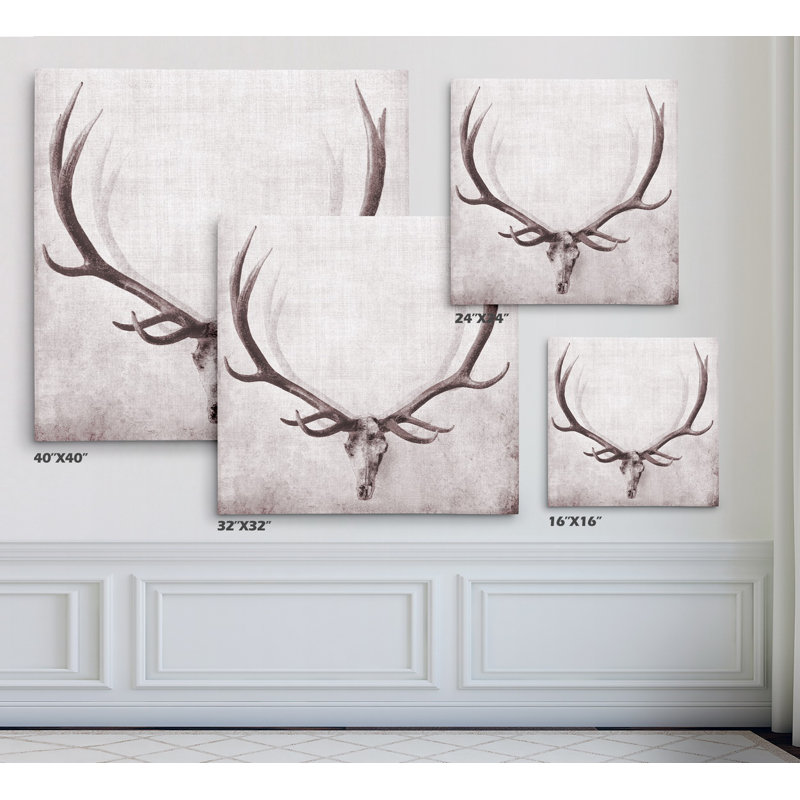 «Open Range I», reproduction de peinture à l'huile, Toile tendue, H 24 po x l 24 po x P 1,5 po
