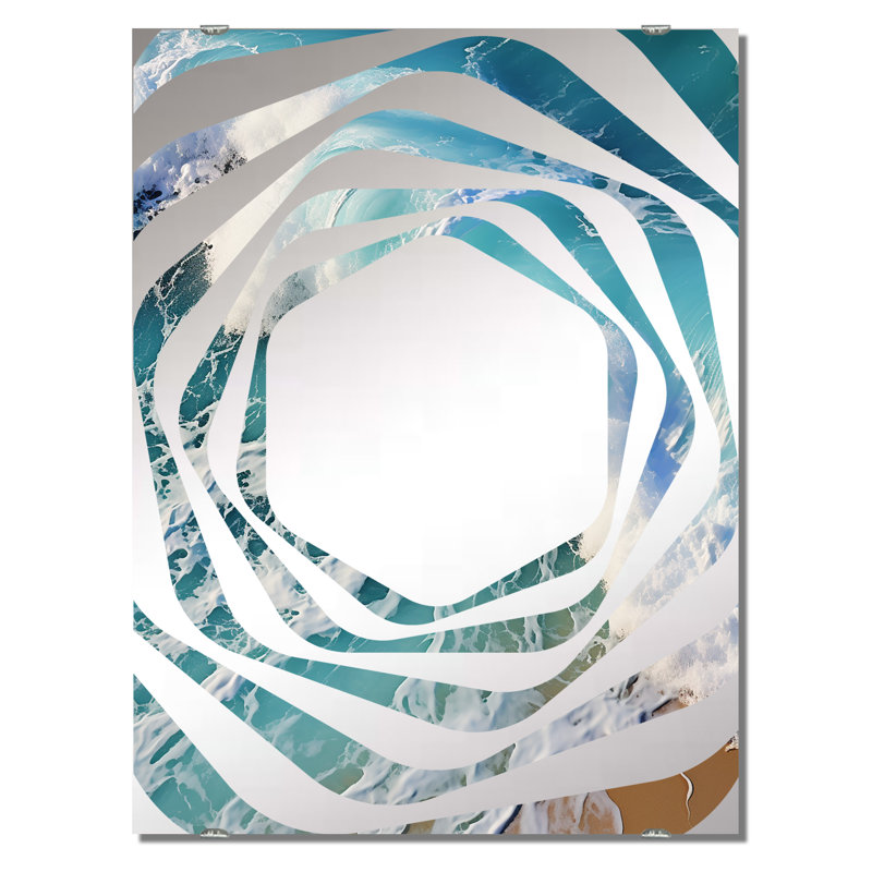 Erdmann - Miroir mural plage et océan MIR139354, 40 po x 30 po