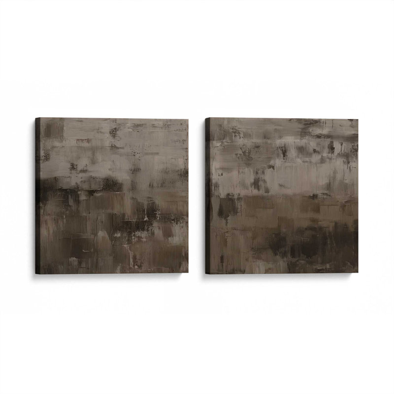 «Echoes of Shadow», ensemble de 2 impressions, 12 po x 12 po, Toile tendue