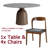 Ikerne Gray Sintered Stone Dining Table Set-1277541128-1292349703-1299255767