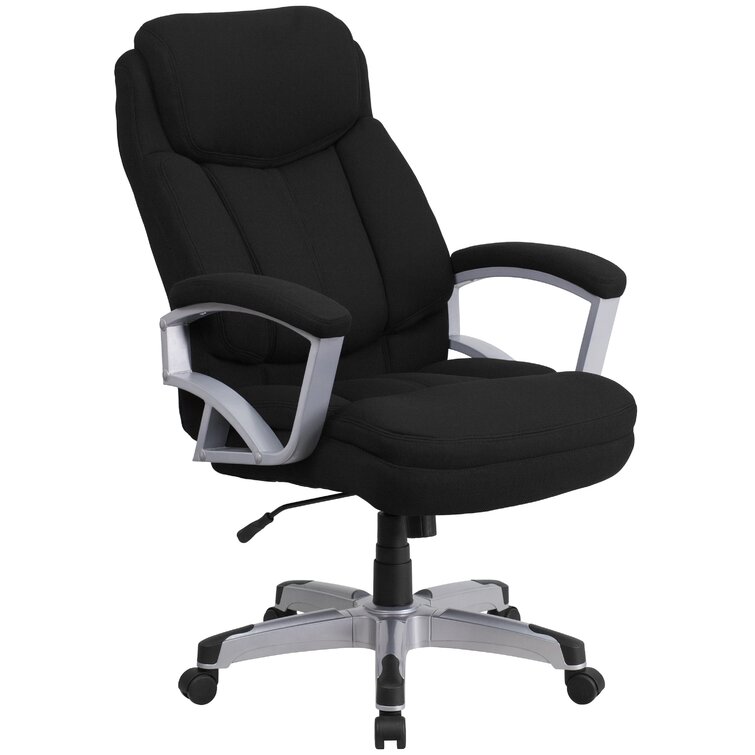 Big and Tall Office Chair 500lbs - Ergonomic Mesh Desk Chair, Heavy Duty Computer Chair-Wide Thick Seat Cushion, Adjustable Lumbar Support, Metal