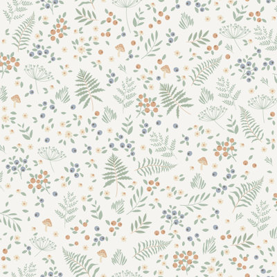 Échantillon de papier peint Bramble & Bloom