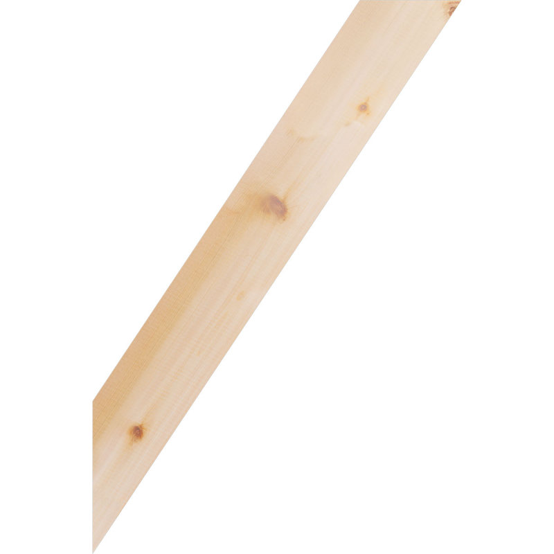 Attelle de genou traditionnelle, H 36 po x l 5,5 po x P 24 po, Cèdre rouge de l'Ouest (lisse)
