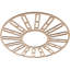 Médaillon de plafond en bois ajouré 28 po x P 10 1/8 po x P 3/8 po Hale-63412160-63412173
