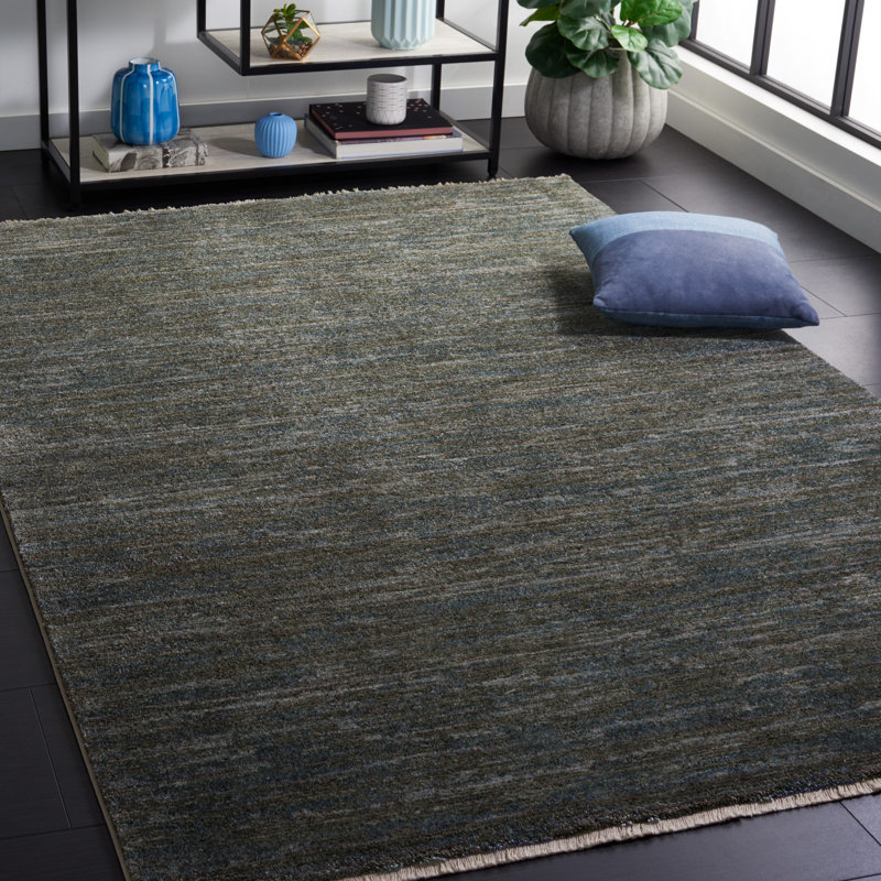Donlon Performance Abstract Rug, Square 6'7"