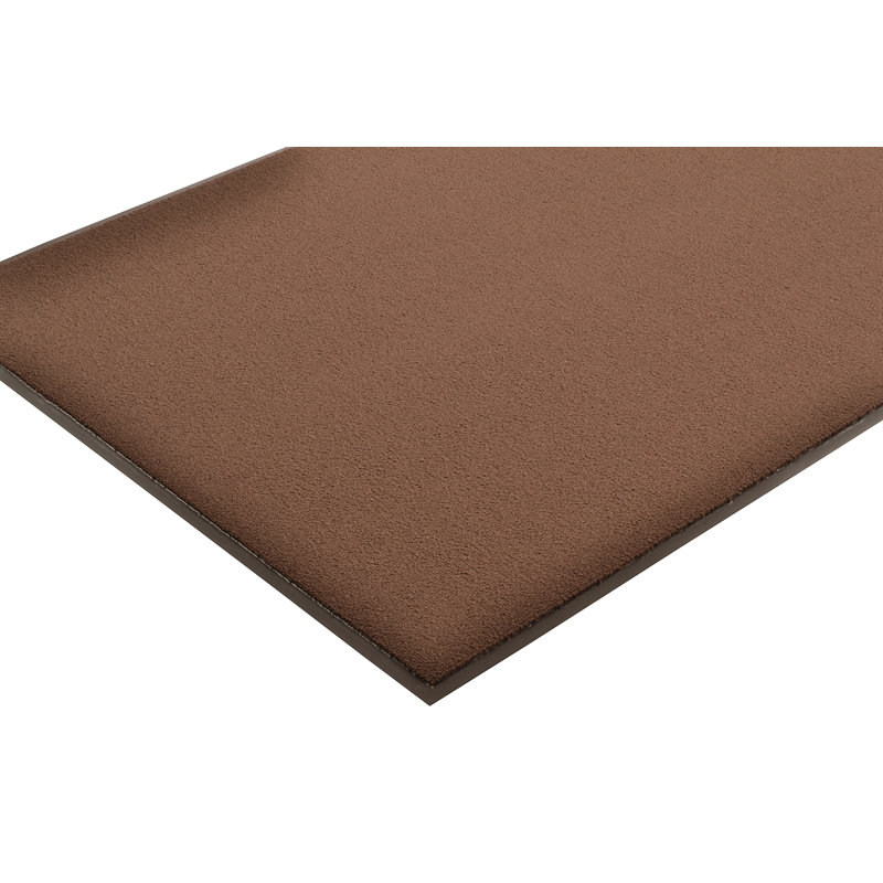 Tapis de porte d’intérieur anti-dérapant Mesirow, Brun, Rectangle 4 pi x 6 pi