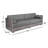 Fritz 83'' Wide Straight Wood Patio Sofa with Cushions-93692943