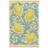 Coastal Citrus Scroll Kitchen Mat