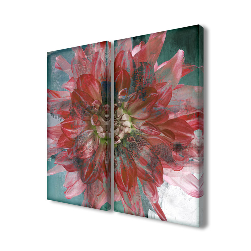 " Painted Petals XXXI " by Tristan Scott 2 - Pieces