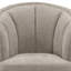 Glynes Upholstered Channel Back Curved Chair Beige-2016578988