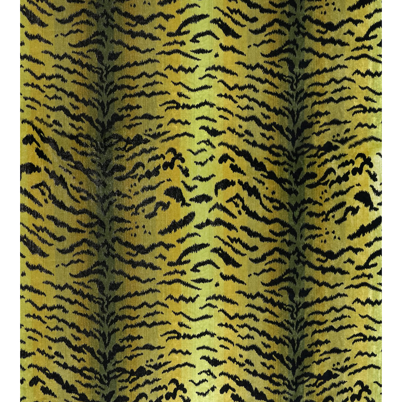 Tissu tigre, Verts / noir