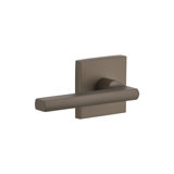 Viaggio Quadrato Rosette Passage (Hall & Closet) with Milano Lever