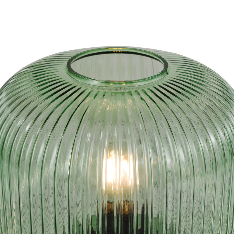 Glass Table Lamp Lamp, Green