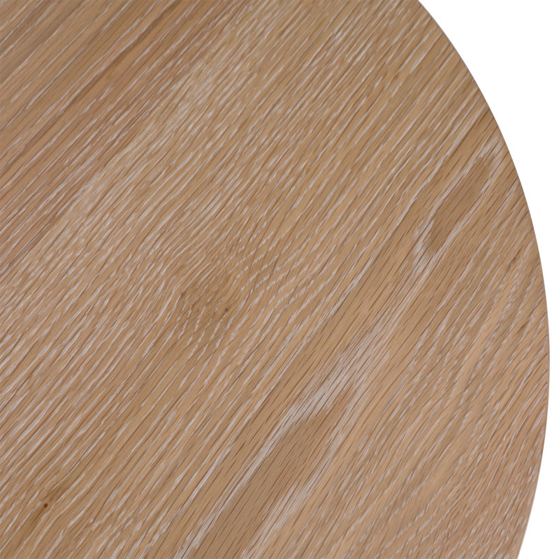 June 83.8" Solid Oak Dining Table