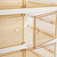 9-Tier Foldable Rectangular Freestanding Shoe Cabinet With Wheels-922529257