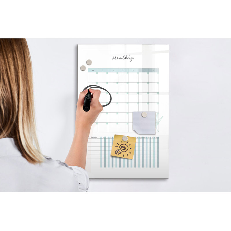 Magnetic Glass Dry Erase Board