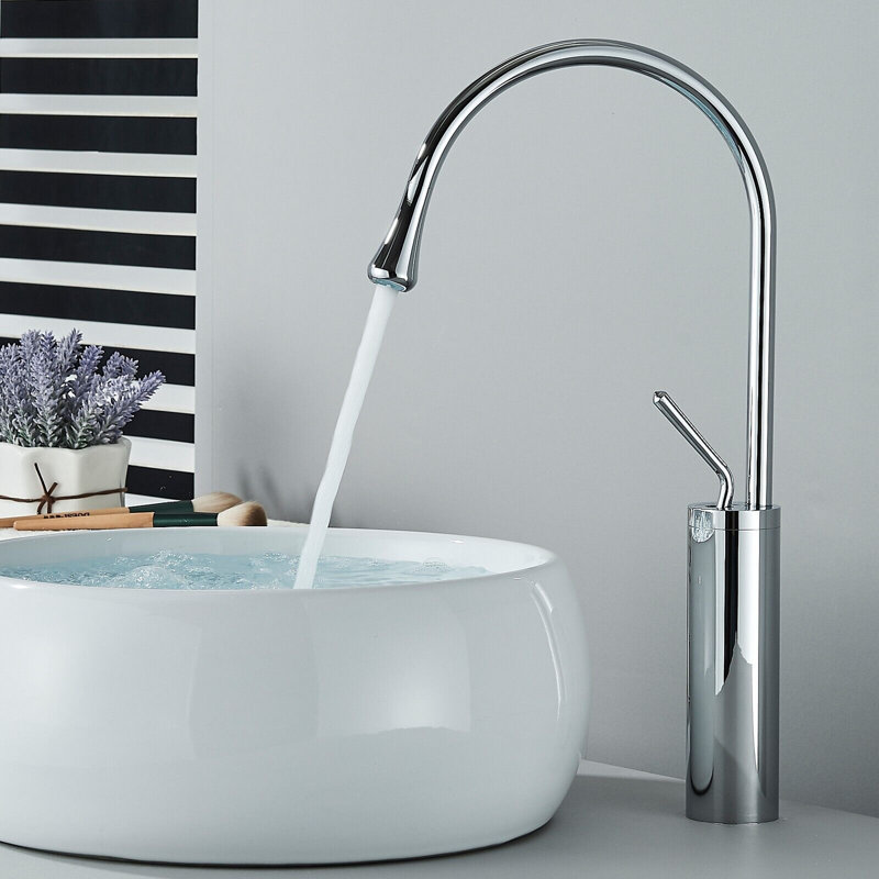 Robinet de lavabo vasque à poignée simple