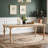 Extendable Rectangular Dining Table with Removable Leaf