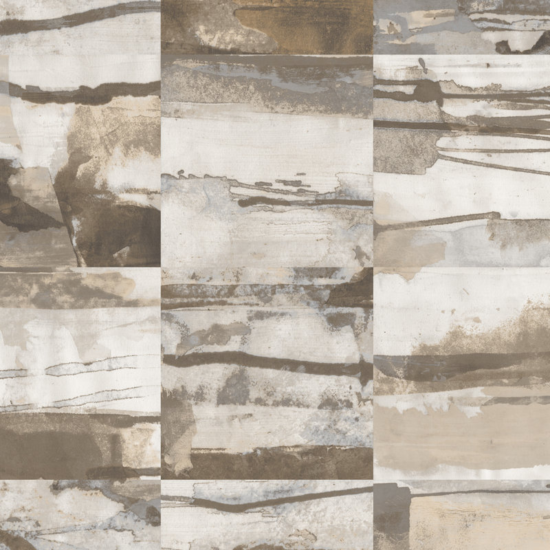  Rouleau de papier peint L 32,75 pi x l 20,5 po, Brun