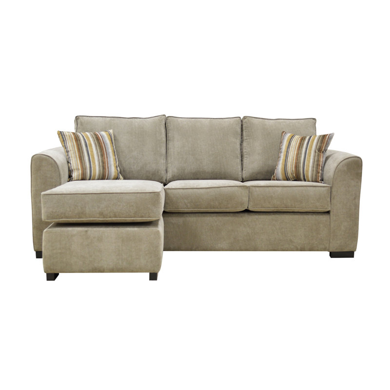 Celis 3 Seater Sofa & Chaise, Grey