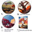 Baobab africain aux couleurs de l'arc-en-ciel IV - Décoration murale arbre baobab-97171297-97171298