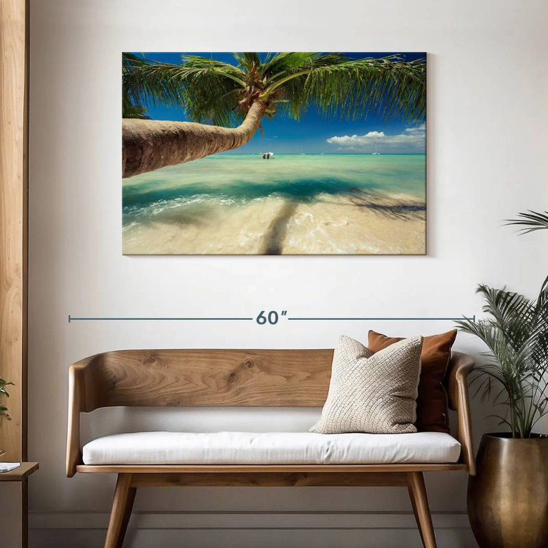 Gillard Caribbean Beach Palm Tree, 30" H x 45" W