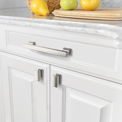 10 Pack Cabinet Pulls - 5 Inch Hole Center Drawer Handles - Solid Zinc Alloy Hardware For Kitchen Cabinets, Bathroom Dressers, Wardrobes And More