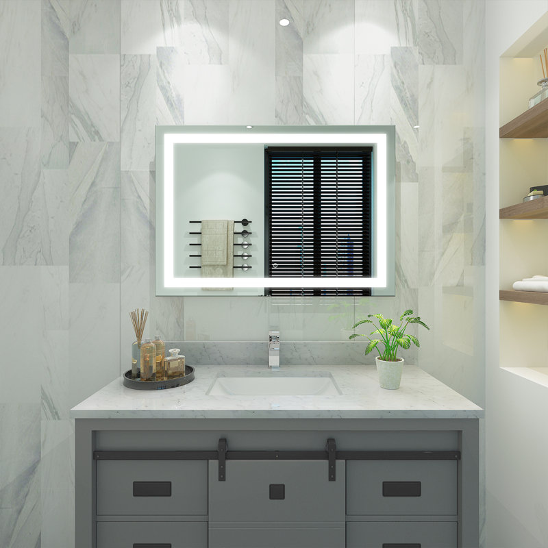 Miroir de salle de bain Ainoriitta, 30 po x 48 po